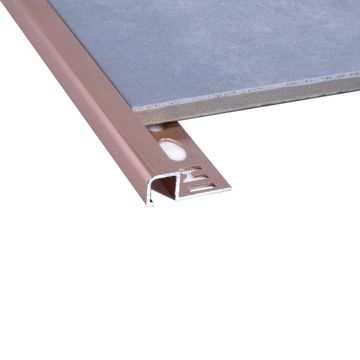 12MM ALUMINIUM SQUARE EDGE ROUND COPPER