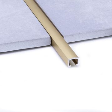 10MM ALUMINIUM LISTELLO MATT GOLD