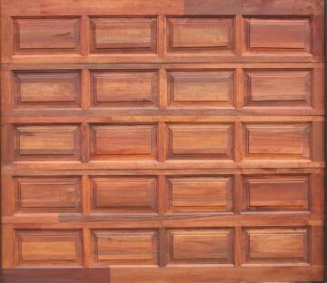 Garage Door Sectional Meranti Wood 20 Panel-Single-w2500xh2170mm