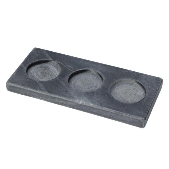 Marble Tealight Holder 18x8cm