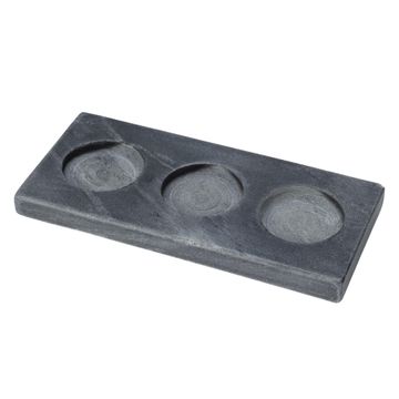 Marble Tealight Holder 18x8cm