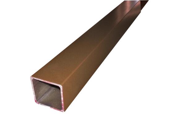 Aluminium Square Tube Profile 25mmx1.25m