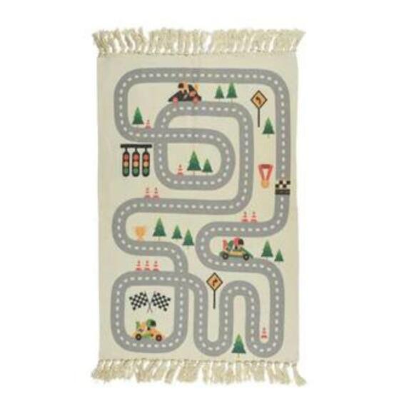 RUG PRINT LIGHT ROAD RUG - 80X120CM