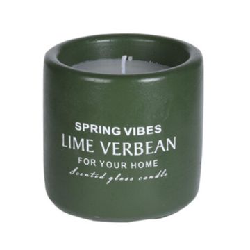 Scented Wax Candle Lime Verben 8x8cm