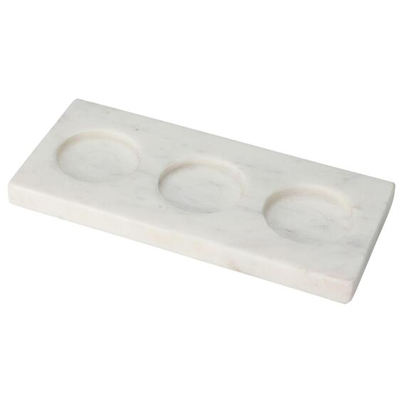 Marble Tealight Holder 18x8cm