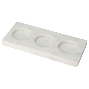 Marble Tealight Holder 18x8cm