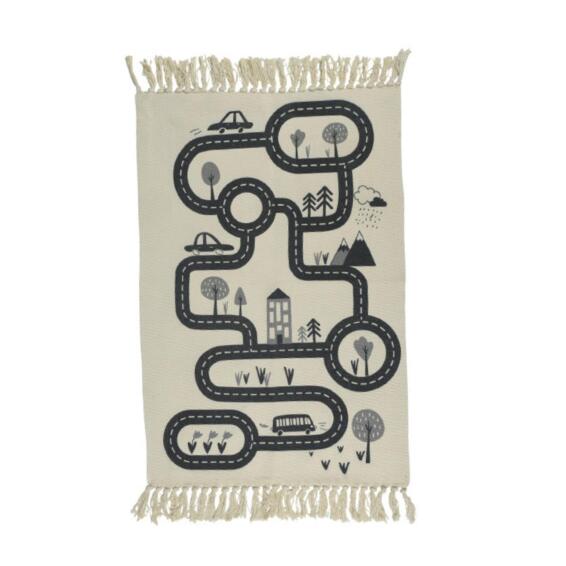 RUG PRINTED DARK ROAD RUG - 80X120