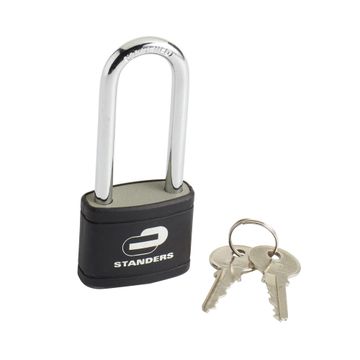 STANDERS LONG SHACKLE IRON PADLOCK 41MM