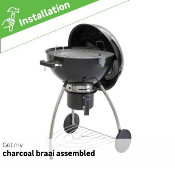 Charcoal braai assembly fee