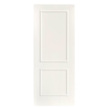 Interior Door Deep Moulded Elegance-2 Panel Smooth Skin Prefinished White-w762xh2032mm