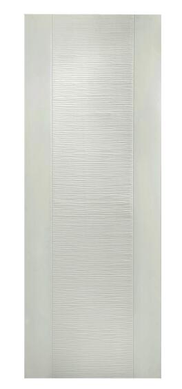 Interior Door Fire Resistant Deep Moulded Bellevue-Rippled Panels Smooth Skin Prefinished White-w813xh2032mm