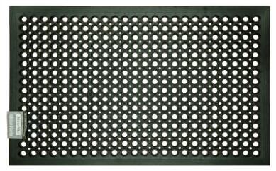 Doormat Rubber Ramp Black 12mm 60x90cm