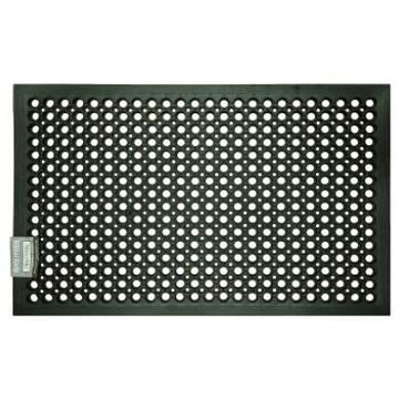 Doormat Rubber Ramp Black 12mm 60x90cm