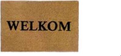 Doormat Coir Welkom 40x60cm