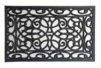 Doormat Rubber Matt Black 8mm 40x60cm