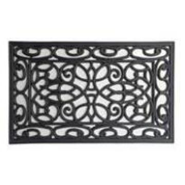 Doormat Rubber Matt Black 8mm 40x60cm