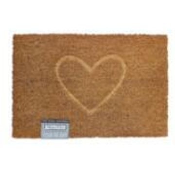 Doormat Coir Heart 40x60cm