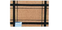 Doormat Coir Burberry Black 40x60cm