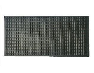 Doormat Rubber Eco Waffle Black 7mm 35x60cm