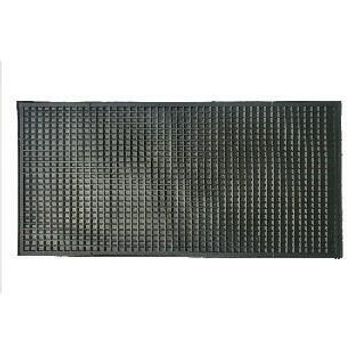 Doormat Rubber Eco Waffle Black 7mm 35x60cm