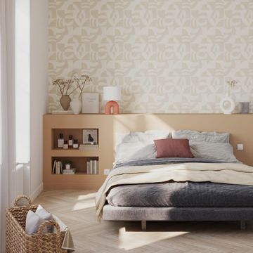 Wall paper corbusier beige 0.53x10.05m inspire