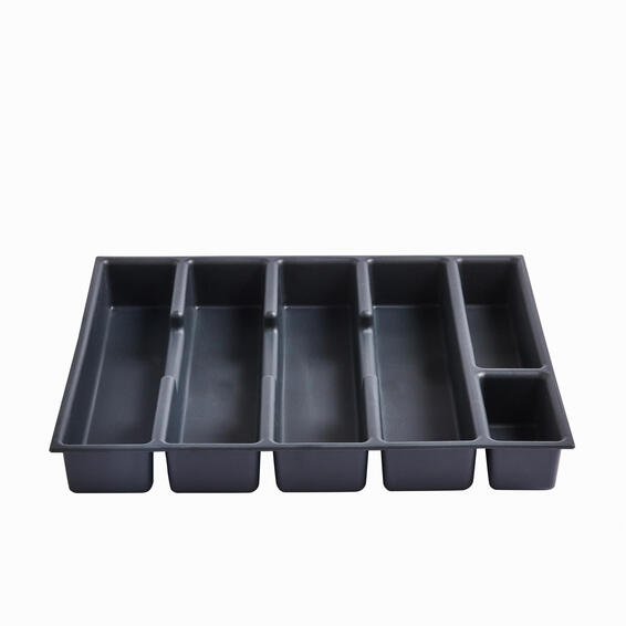 Delinia Cutlery Tray Grey Plastic W34.2 X D28.9 X H4.5Cm
