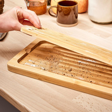 Delinia Bread Cutting Board Bamboo W40 X D20 X H2Cm