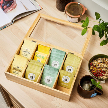 Delinia Tea Box Bamboo W31Xd20Xh8.1Cm 