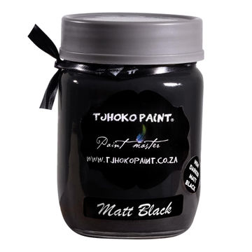 Tjhoko Paint Matt Black 250ml