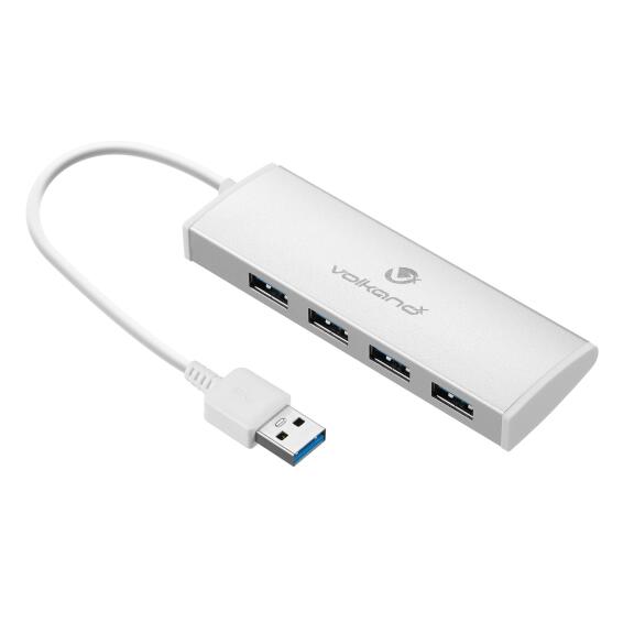 VolkanoX Media series 4 port USB hub with power adaptor