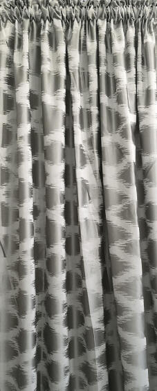 CURTAIN WILSON SILVER TAPED 230X218