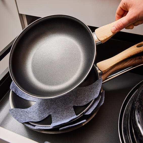 Delinia Pots And Pans Protectors Set Of 3 W35.5 X D35.5 X H2Cm