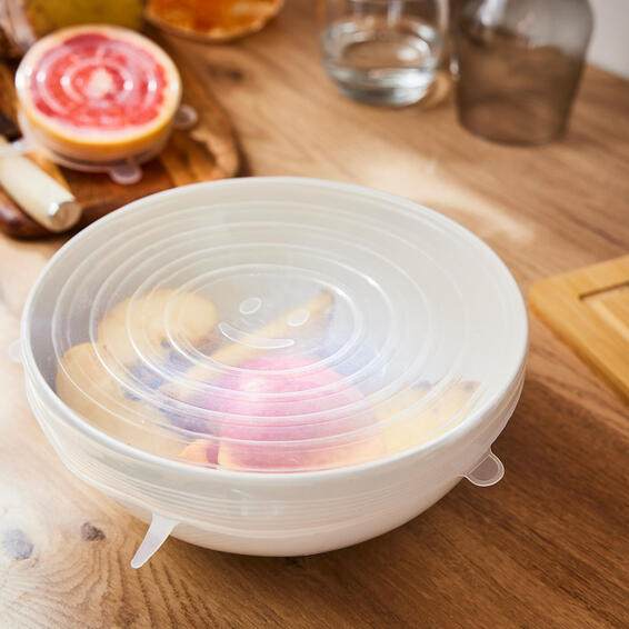 Delinia Silicone Stretch Lids Set Of 6 Multisize
