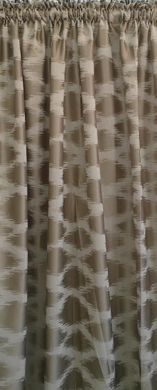 CURTAIN WILSON DUSK TAPED LINED 230X218