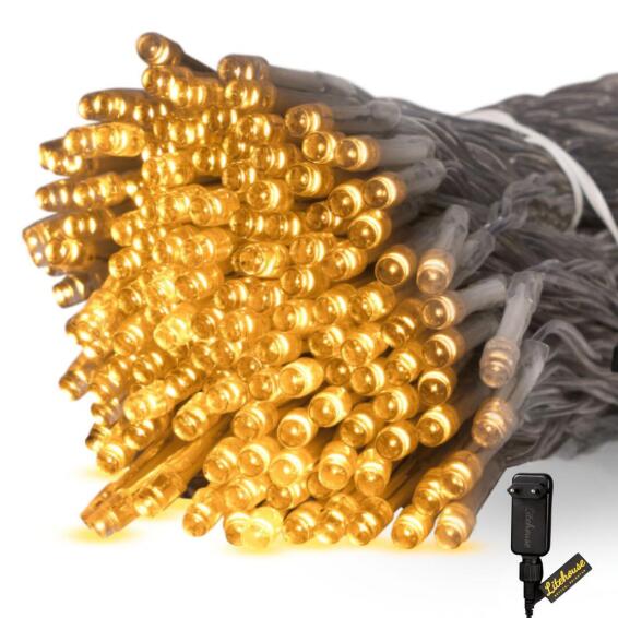 Litehouse 2x3m 300 LED Curtain Fairy Lights - Warm White