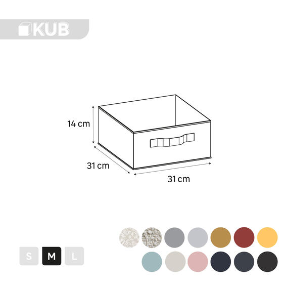 POLYESTER BOX M SPACEO JANE 31X31X15