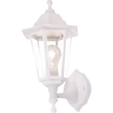 Lantern 6 Panel Upfacing L320 White