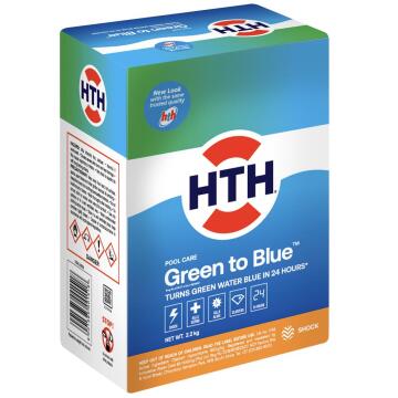 Pool cleaner HTH green to blue 2.2kg