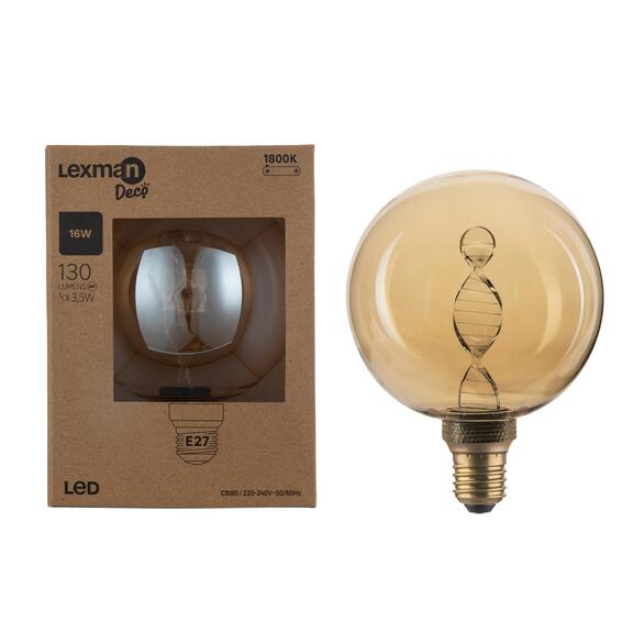 Lexman led light bulb smd amber G125 E27 3.5W LEROY MERLIN South Africa