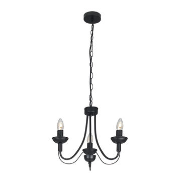 chandelier light black