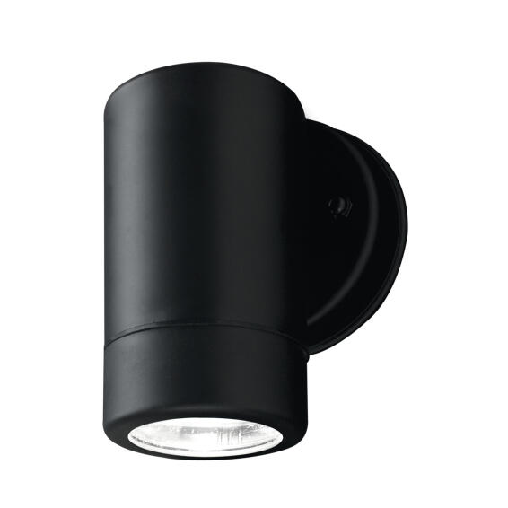 Brightstar Down Facing Outdoor Wall Lantern Light 1XGU10 IP44 Black