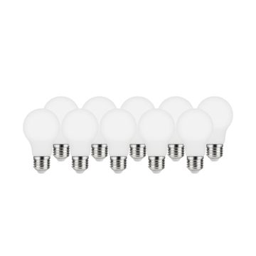 Lexman new23-setof10 filament  a60 milky e27 5.9w cool white
