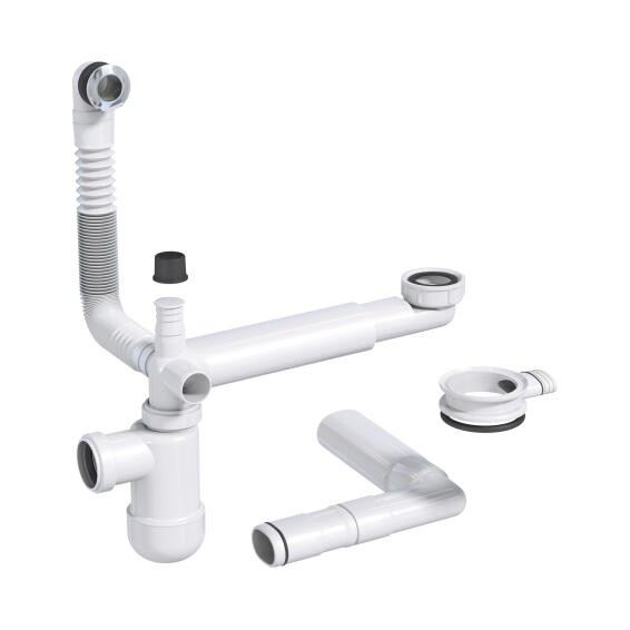 SPACE SAVING SANITARY SIPHON