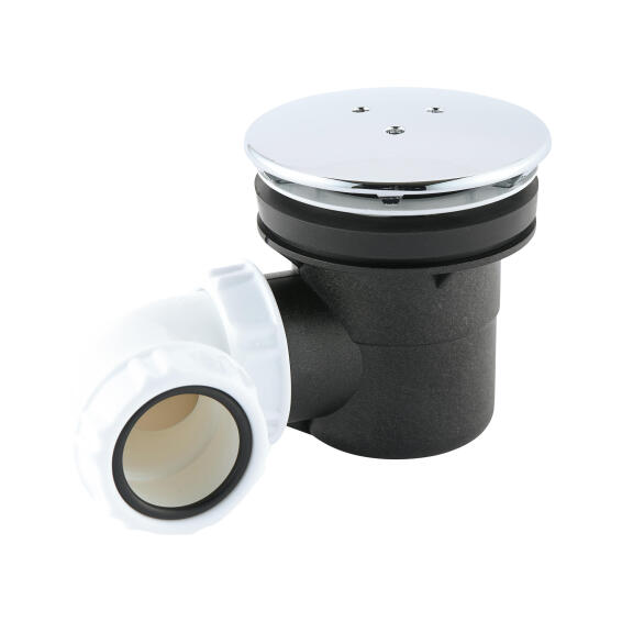 Shower tray drain kit orientable screwed or glued