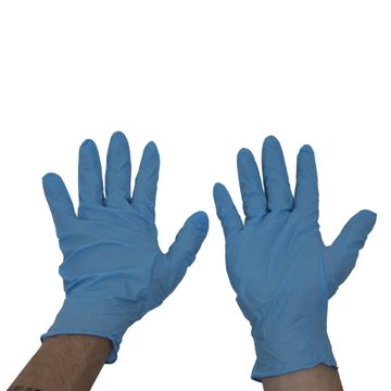DEXTER DISPOSABLE GLOVES BLUE NITRILE