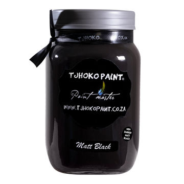 Tjhoko Paint Matt Black 1L