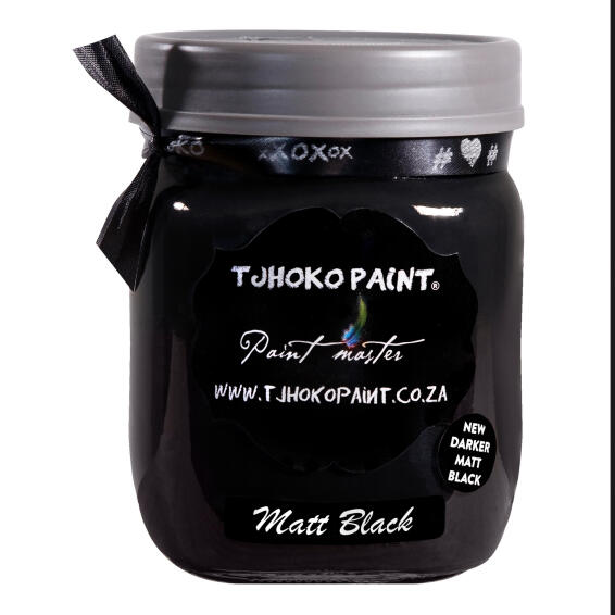 Tjhoko Paint Matt Black 500ml 