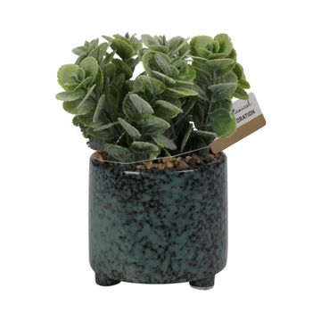 ARTIFICIAL PLANT MARBLE POT 11X20 D3
