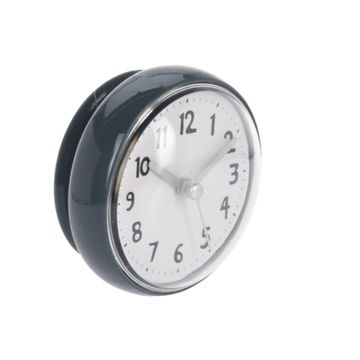 BATHROOM CLOCK SUCTION DARK BLUE 7CM