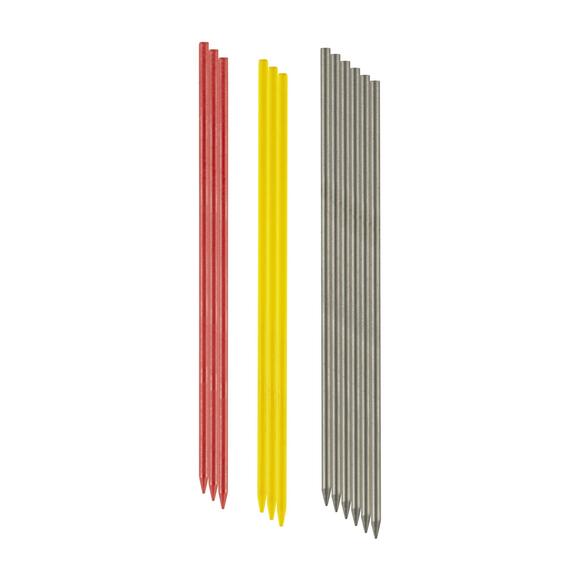DEXTER - SET OF 12 REFILLS: 6 GREY, 3 YE